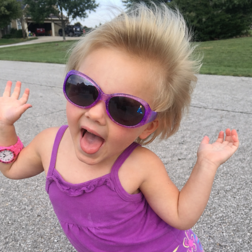 Silly picture of my daughter